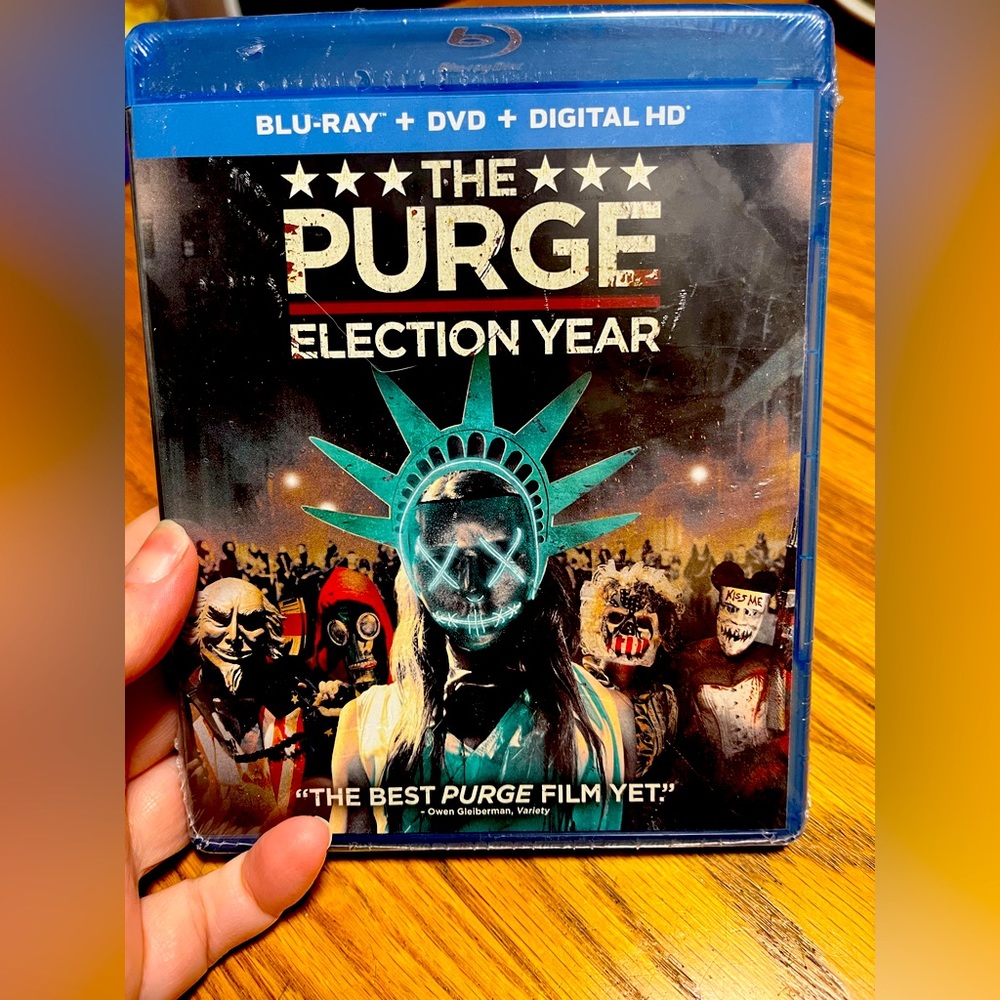 Brand New The Purge Election Year Blu Ray DVD